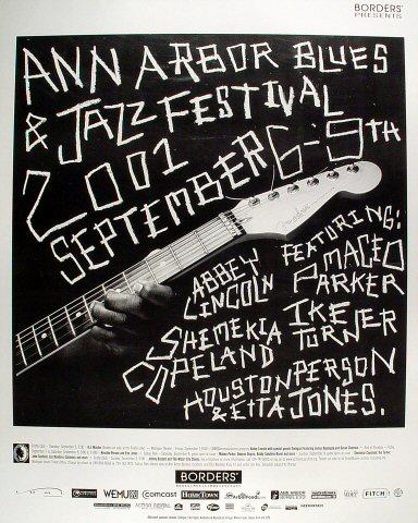 Ann Arbor Blues and Jazz Festival Poster