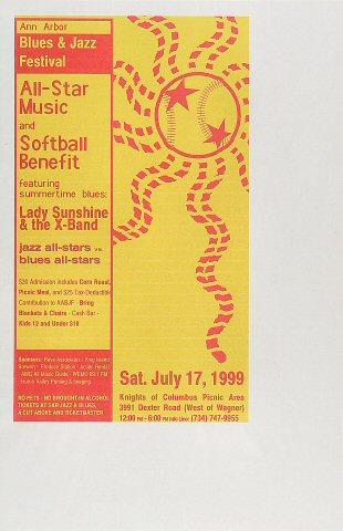 Ann Arbor Blues and Jazz Festival Poster