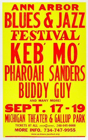 Ann Arbor Blues and Jazz Festival Poster