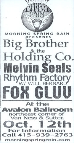 Big Brother and the Holding Company Poster