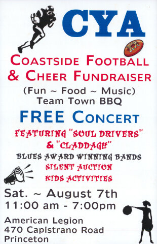 Coastside Football & Cheer Fundraiser Silkscreen