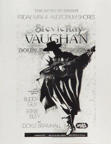 Stevie Ray Vaughan & Double Trouble Handbill