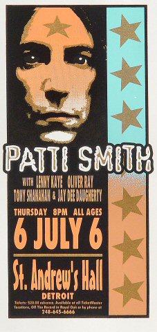 Patti Smith Handbill