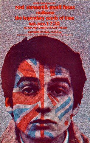Rod Stewart and the Small Faces Handbill