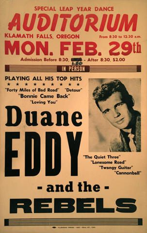Duane Eddy and the Rebels Poster