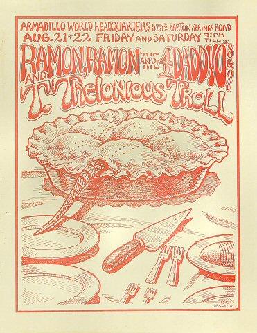 Ramon Ramon and the Four Daddyo's Handbill