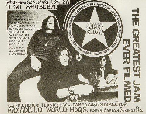 Eric Clapton Handbill