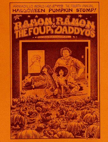 Ramon Ramon and the Four Daddyo's Handbill