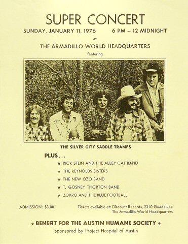 The Silver City Saddle Tramps Handbill