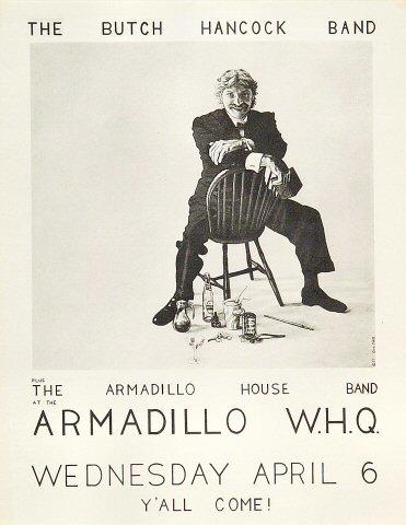 The Butch Hancock Band Handbill