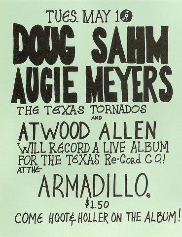 Texas Tornados Handbill