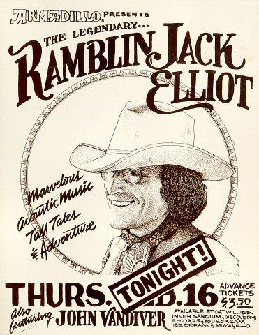 Ramblin' Jack Elliott Handbill