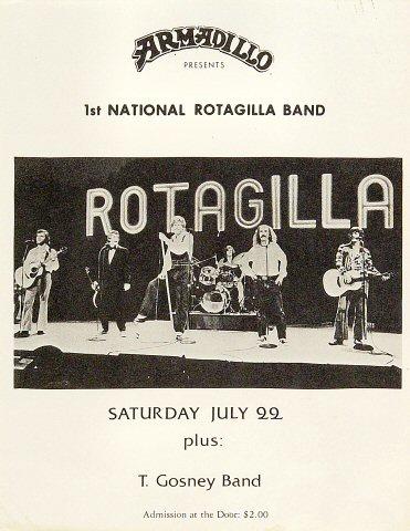 1st National Rotagilla Band Handbill
