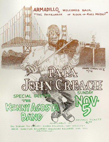Papa John Creach Poster