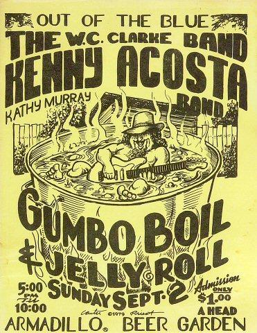 W.C. Clark Blues Band Handbill