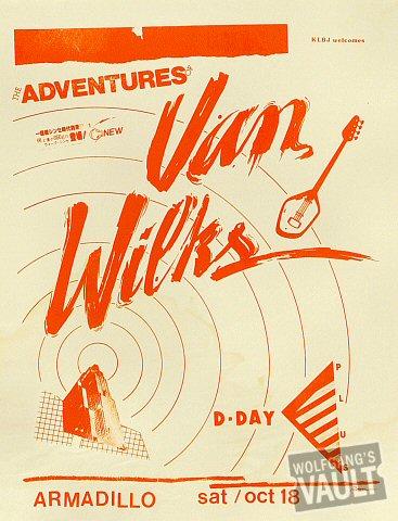 Van Wilks Handbill