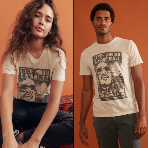 Stevie Wonder Marine Layer T-Shirt