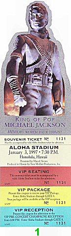 Michael Jackson Vintage Ticket