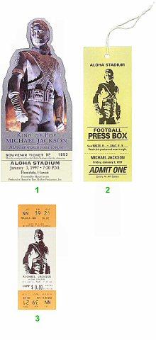 Michael Jackson Vintage Ticket