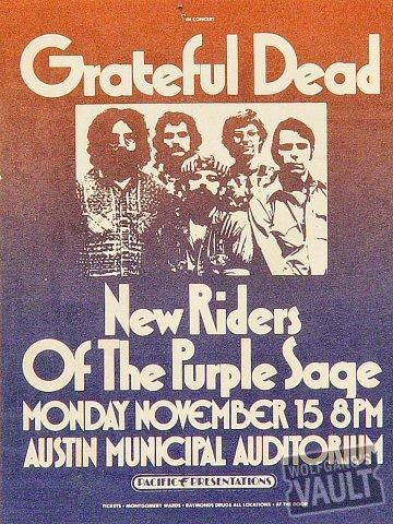 Grateful Dead Handbill