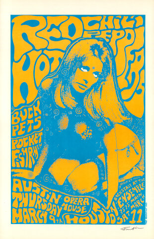 Pixies Vintage Concert Poster from Ventura Theatre, Dec 21, 1990