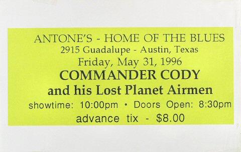 Commander Cody & His Lost Planet Airmen Poster