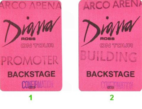 Diana Ross Backstage Pass