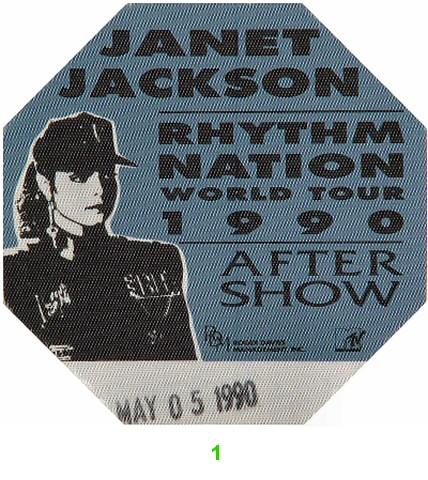 Janet Jackson Backstage Pass