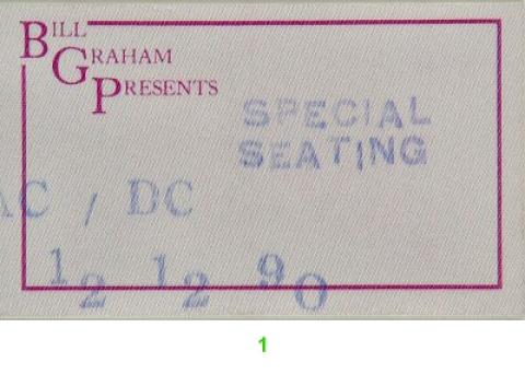 AC/DC Backstage Pass