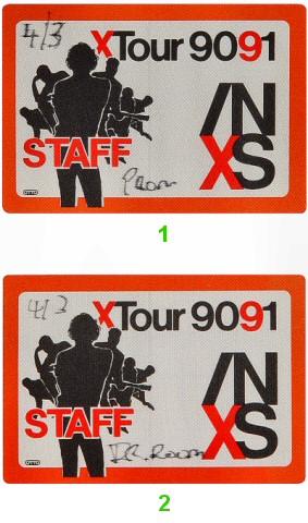 INXS Backstage Pass