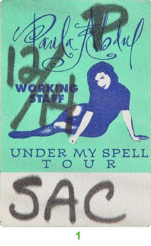 Paula Abdul Backstage Pass