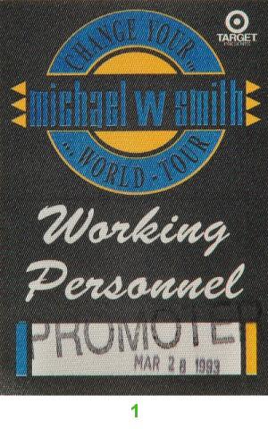 Michael W. Smith Backstage Pass