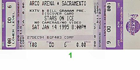 Stars on Ice Vintage Ticket