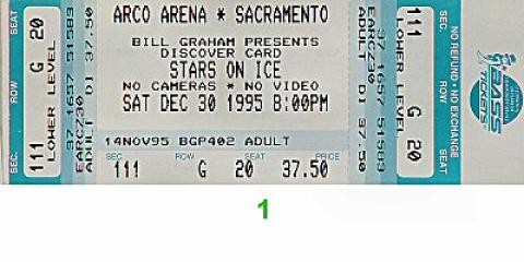 Stars on Ice Vintage Ticket