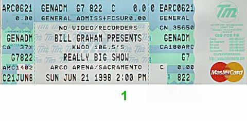 The Wallflowers Vintage Ticket