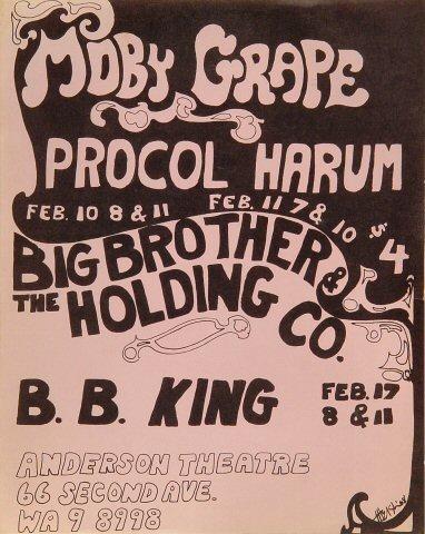 Moby Grape Handbill