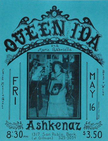 Queen Ida Handbill