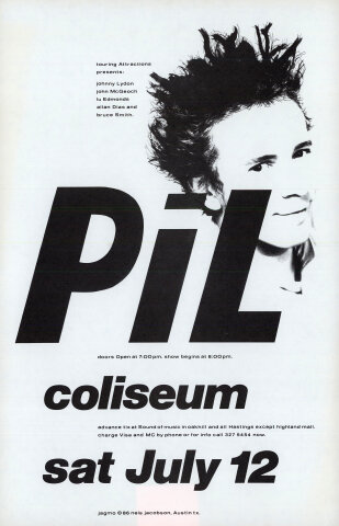 Public Image Limited Poster