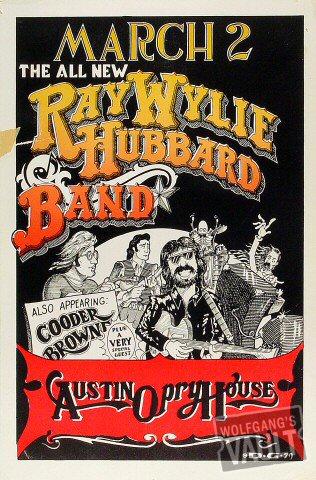 Ray Wylie Hubbard Poster