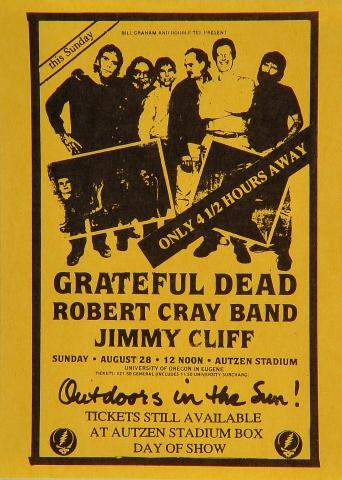 Grateful Dead Handbill