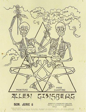 Allen Ginsberg Handbill