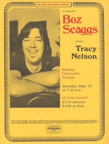 Boz Scaggs Poster