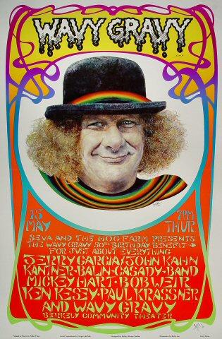 Wavy Gravy 50th Birthday Benefit Poster
