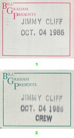 Jimmy Cliff Backstage Pass