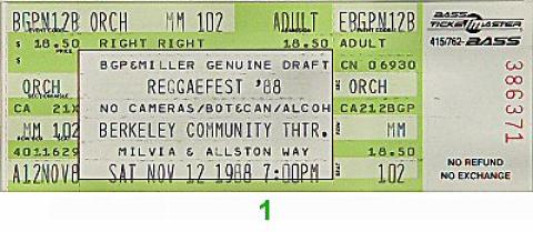 Aswad Vintage Ticket