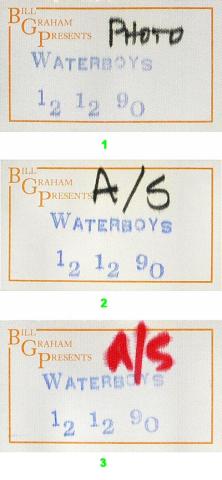 The Waterboys Backstage Pass