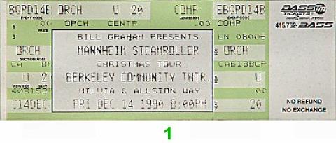 Mannheim Steamroller Vintage Ticket