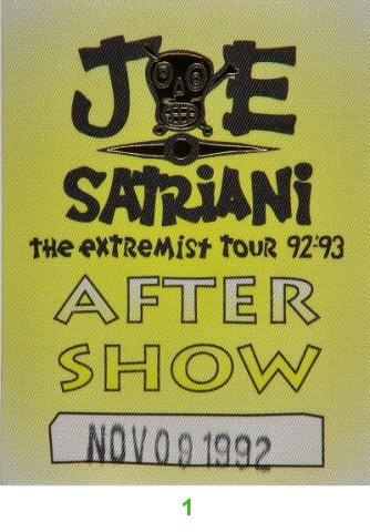 Joe Satriani Backstage Pass