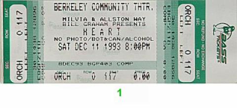 Heart Vintage Ticket