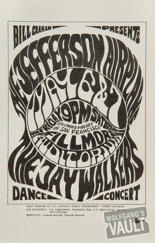 Jefferson Airplane Handbill